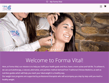 Tablet Screenshot of formavital.com